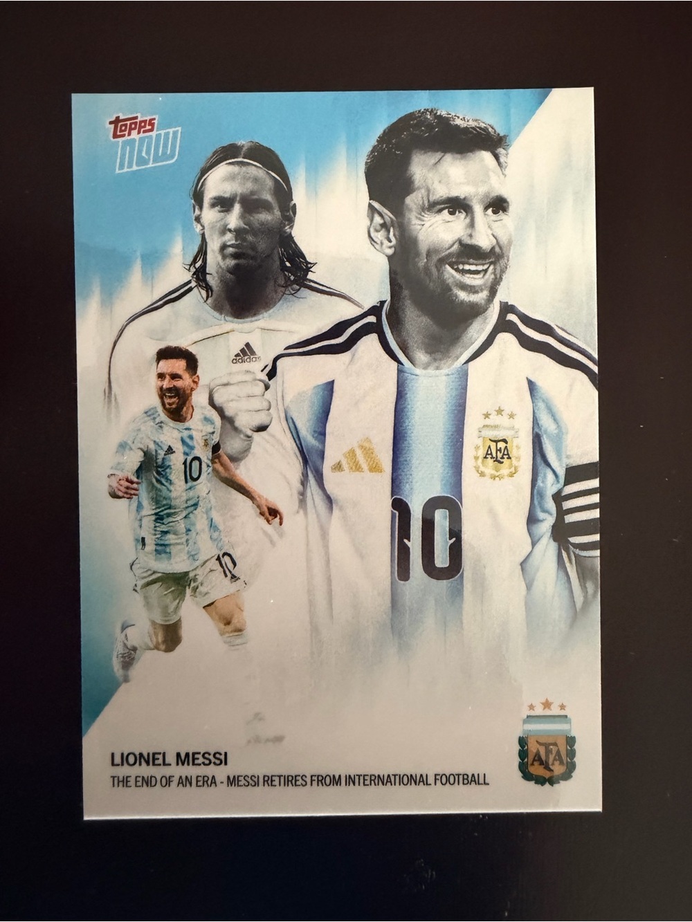 Lionel Messi - 2026 Argentina Topps NOW® - Card 1 - End Of An Era
